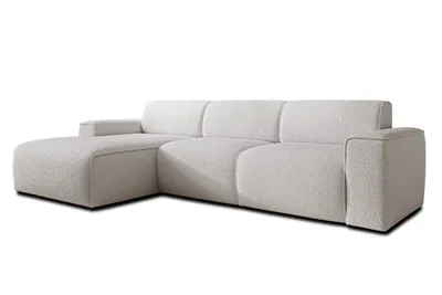 Produktbild von AX LIVING Couch Sofa L Form Didim mini Weiß 310 cm breit, stilvoll L