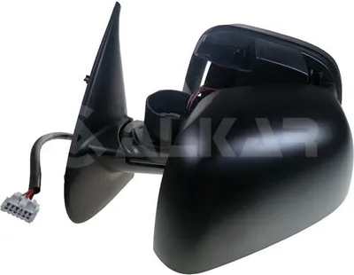 Produktbild von ALKAR 6131548 Außenspiegel Seitenspiegel Links für NISSAN MICRA III (K12) Beheizt Konvex Grundiert Elektrisch