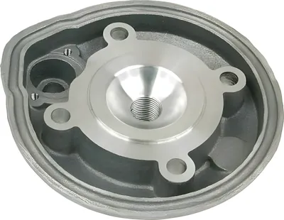 Image de Culasse Airsal Tech pour piston de 69,5 ccm, diamètre 47,6 mm, modèle à refroidissement liquide, compatible avec Aprilia SR 50 LC