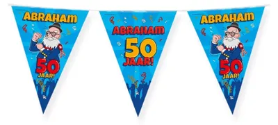 Image de Drapeau de fête Paperdreams - Abraham Cartoon