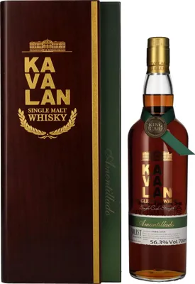 Image de Kavalan SOLIST Amontillado Cask 56,3% Vol. 0,7l in Holzkiste
