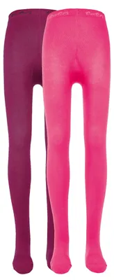 Imagen del producto de EWERS, paquete de 2 medias para bebé y niño, color liso, doble paquete. Medias fabricadas con