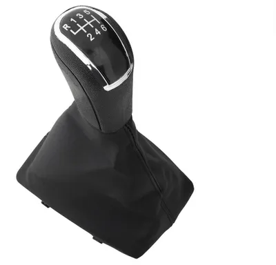 Produktbild von Schaltknauf Schaltmanschette schwarz 6-Gang für Audi A4 B8 A5 8T A6 4F C6 Q5 8R