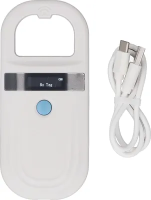 Zdjęcie produktu dla Czytnik tagów PET Skaner Podwójna częstotliwość Dokładny odczyt Przenośny identyfikator USB dla kotów i psów