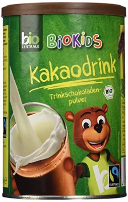 Produktbild von BioKids Kakaodrink Trinkschokolade Kakaopulver fairtrade , 4er Pack (4 x 300 g)