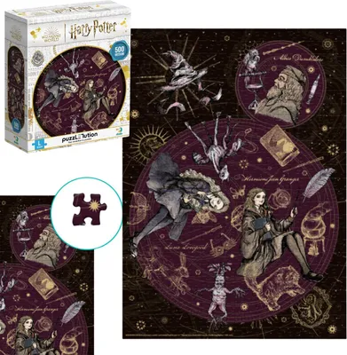 Zdjęcie produktu dla DODO Puzzle Harry Potter: Dumbledore, Hermiona i Lenka 500 elementów