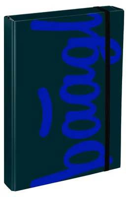 Produktbild von Baagl Heftbox A4 JUMBO Sammelmappe Mädchen Gummiband - Logo Pink