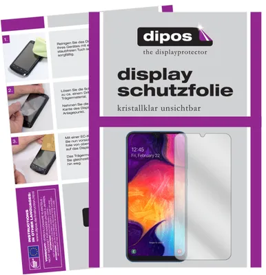 Obrázek produktu pro 5x čirá ochranná fólie displeje pro Samsung Galaxy A50s ochranná fólie displeje dipos