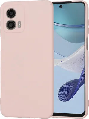 Produktbild von Techsuit Soft Flex Back Cover Hülle für Motorola Moto G53 - Rosa Sand