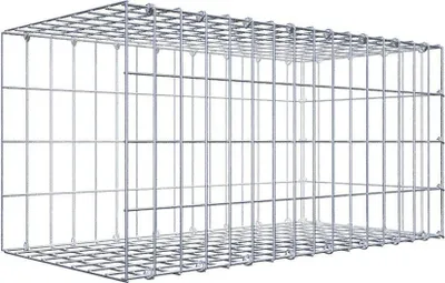 Produktbild von Anbaugabione Typ 2 80 cm x 40 cm x 40 cm, Maschenweite 5 cm x 10 cm, C-Ring