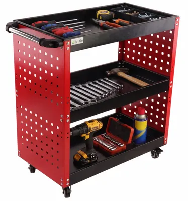 Productafbeelding van Professionele Gereedschapswagen met 3 Compartimenten