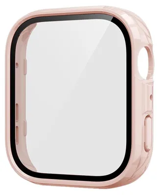 Image de Étui en plastique pour Huawei Watch Fit 4 + verre trempé 9H rose