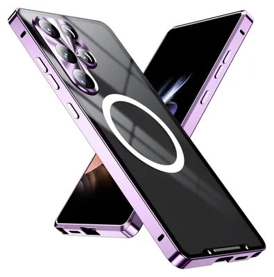 Two phone cases are shown diagonally against a white background. One case is in the foreground, and the other is behind it.