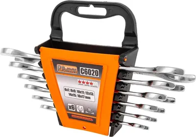 Obrázek produktu pro Otevřený klíč 6-17 mm 6 kusů C6020