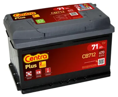 Zdjęcie produktu dla Akumulator Cen 71Ah/670A +Pn Plus /Cb712/ Nowy
