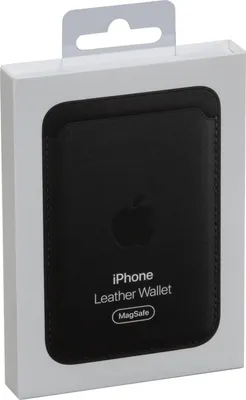Produktbild von Apple iPhone Leather Wallet with MagSafe - black