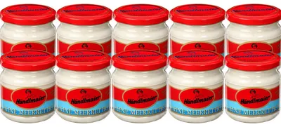 Image de Händlmaier Sahne Meerrettich doux végétarien en pot 190g 10er Pack