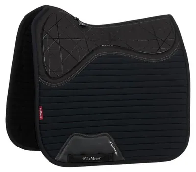 Image de LeMieux Soft Shell Anti Slip Dressage Schabracke, Farbe:Black