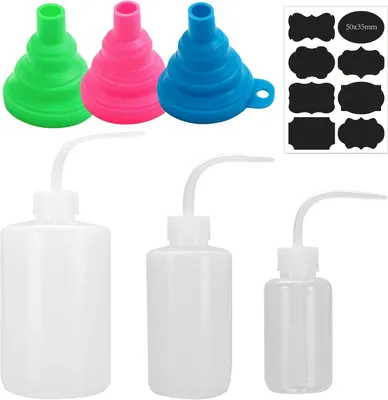 Produktbild von Squeeze-Flaschen Set, 3-teilig, 500ml/250ml/150ml, mit Skala, für Reinigung