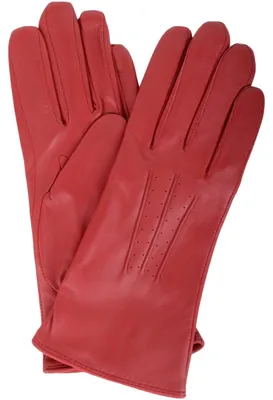 Produktbild von Damen Winterhandschuhe aus weichem Leder mit Dreipunktstich