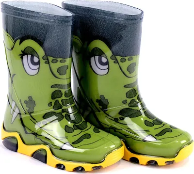 Produktbild von DEMAR Kinder Gummistiefel Regenstiefel reflektierend Stormer Krokodil Tiermotiv 30/31