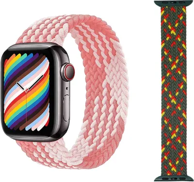 Obrázek produktu pro Pro Apple Watch Series 9 8 7 41 / 6 SE 5 4 40 / 3 2 1 38mm Náhradní nylonový řemínek k hodinkám