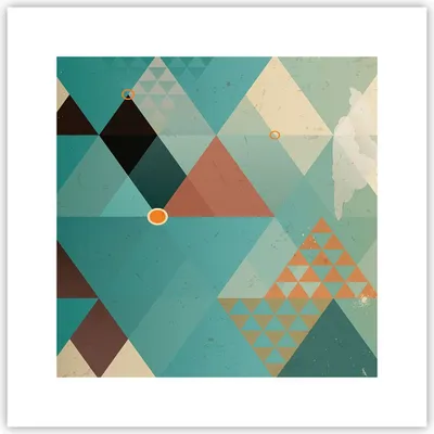 Produktbild von Poster - Poster ohne Rahmen - Abstraktion modern - 30x30 cm - Wand Bild - Wanddeko - Wandbilder - Kunstposter - Wandposter - Bilder - Kunstdruck - Wanddekoration - Wandbild - P2XAC30x30-3571