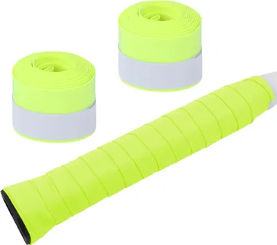 Produktbild von 2 Stück Tennisschläger-Griffband, Trockenes Tennis-Overgrip-Band, Schweißabsorbierender Griff, Schläger-Overgrip-Band, Fluoreszierendes Gelb