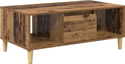Obrázok produktu pre vidaXL Konferenčný stolík staré drevo 90 x 50 x 26,5 cm materiál na báze dreva