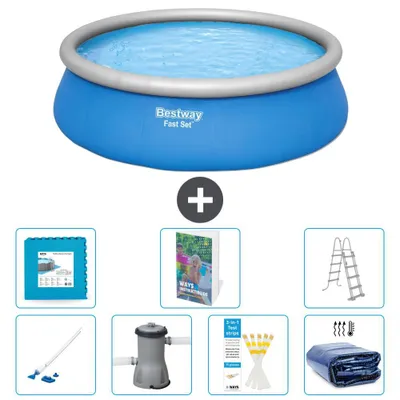 Produktbild von Bestway Fast Set Rund - 457x122 cm - 8-teilig  S493