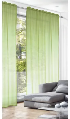 Produktbild von Fertigschal verdeckte Schlaufen „Maxi“ - Vorhang von Albani:  Größe (HxB): 280x135cm Farbe: Grün