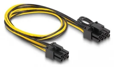 Produktbild von DELOCK Stromkabel PCI Express 6 Pin Stecker zu PCI Express