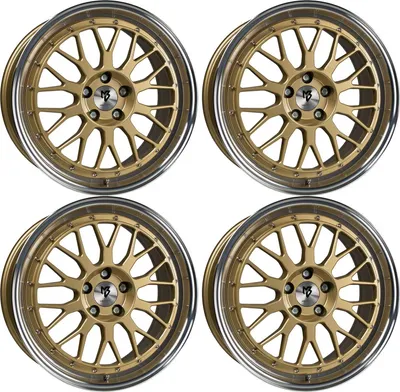 Produktbild von MB Design Felgen LV1 8.5Jx19 ET 45 5x112 Gold 4-LV18519455R-GO4 kompatibel mit Seat Altea Ateca Cupra Ateca Cupra Born Cupra Leon Leon