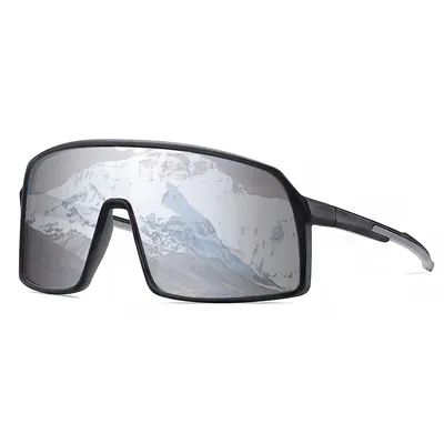 Zdjęcie produktu dla Męskie okulary przeciwsłoneczne z polaryzacją VeyRey Sport Usayo czarno-szare