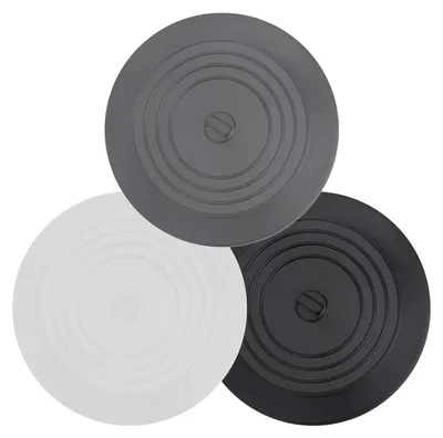 Image de Bouchons universels de vidange - Lot de 3 bouchons en silicone pour éviers, lavabos, douches et baignoires - Cuisine et salle de bain