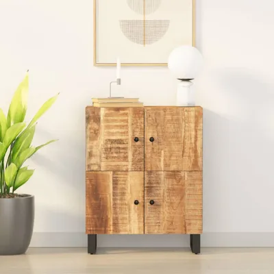 Obrázek produktu pro Příborník se 4 dvířky 60x33x75 cm z masivního mangového dřeva