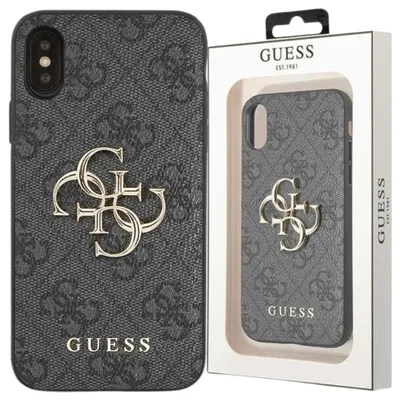 Image de Guess Guhcpx4Gmggr Iphone X/Xsszary/Grey Hardcase 4G Big Metal Logo