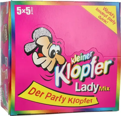 Produktbild von Kleiner Klopfer Lady Mix 25x 20ml 15-17% Vol.