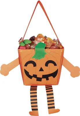 Produktbild von Niedliche Kürbistasche für Kinder Happy-Halloween orangefarben-grün-schwarz 17