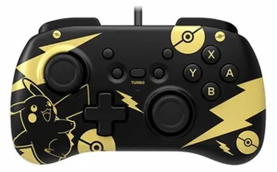 Produktbild von Hori Pikachu Mini Nintendo Switch-controller Gelb,Schwarz  Gelb,Schwarz One Size