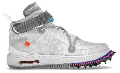 Image de Nike Air Force 1 Mid Off-White, couleur blanche - Taille EU 37,5