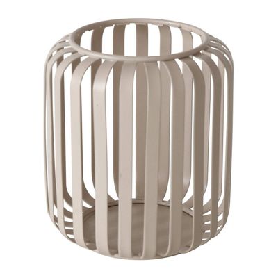 Boltze Windlicht Laterne Viki Beige 12 cm Eisen  Stylisches Accessoire