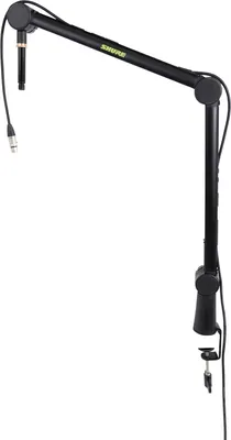 Produktbild von Shure by Gator Deluxe Gelenkarm für Desktop Podcasting Mikrofone mit Kabelführungskanal; (SH-BROADCAST1)