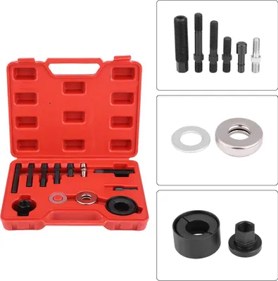 Image de 12pc Pulley Puller Remover Installer Set for GM Chrysler Ford Power Steering Alternators