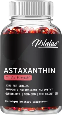 Produktbild von Astaxanthin 12 mg (120 Kapseln) Nahrungsergänzungsmittel, Haut, Muskeln, Gelenke, Herz, Immunsystem