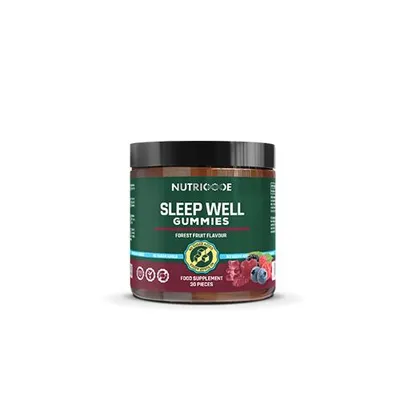 Zdjęcie produktu dla Sleep Well Gummies 120 g NUTRICODE BEZ DODATKU CUKRU