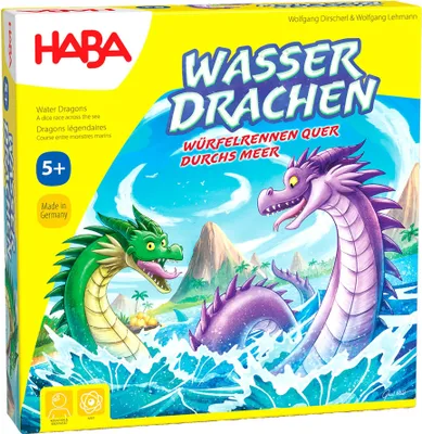 Produktbild von HABA Wasserdrachen – Würfel- und Taktikspiel für Kinder ab 5 Jahren – Spannendes