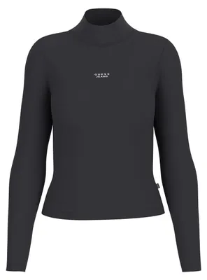 Produktbild von Guess - Rollkragen für Damen, gerippt, Schmal GT18299 (34 DE) (Samtschwarz)