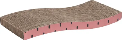 Image de Beeztees Griffoir Dots en carton rose