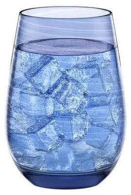 Produktbild von 6x Stölzle Lausitz Twister Becher Blaugrau 465 ml